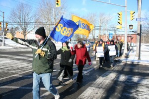 NSGEU members supporting StFXAUT