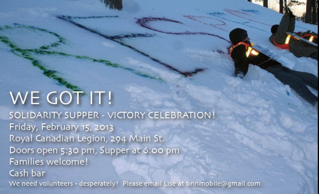 Solidarity Supper - Victory Party